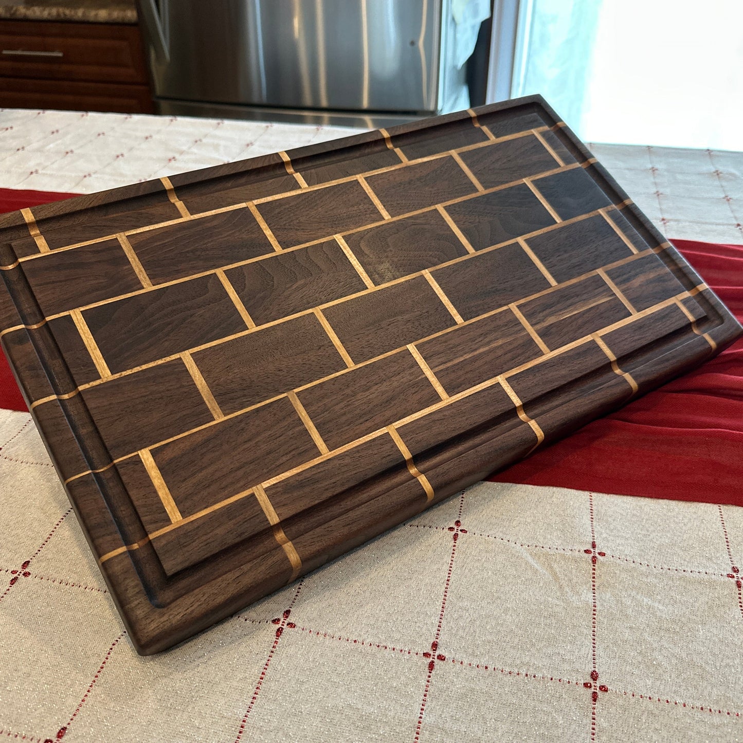 Brick Pattern Cutting Board