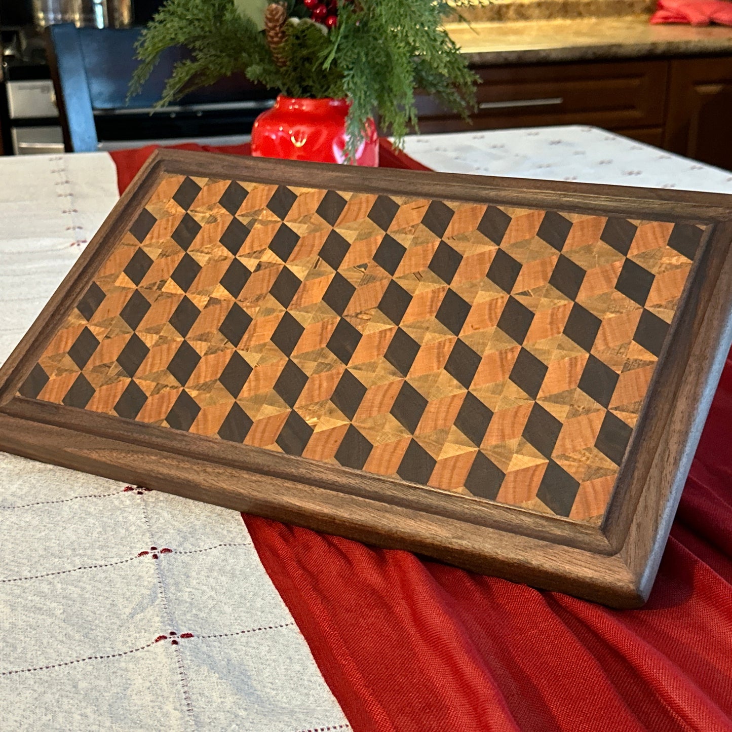 3D Cube Cutting Board